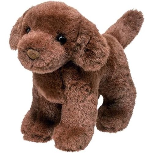 Douglas Sylvia Chocolate Lab Dog Plush Stuffed Animal | 10-inch Long