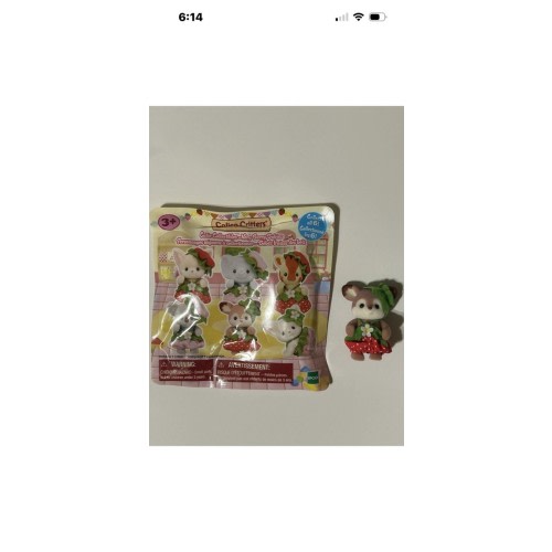 Sylvanian Strawberry Very Berry Babies Aster Deer blind bag Calico Critters ❤️