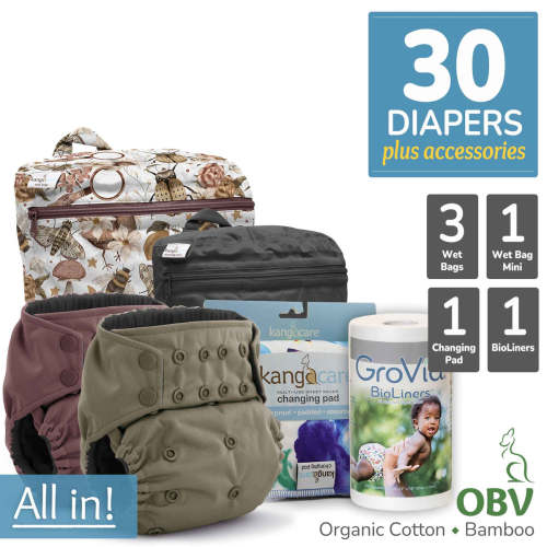Cloth Diaper Bundle - All In! | Rumparooz OBV G3 :: 30 pack+