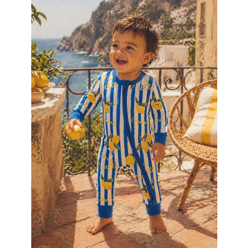 Bamboo Baby Romper – Italian Lemon Classico | Soft & Breathable – SpearmintLOVE
