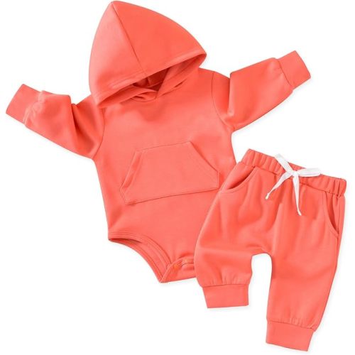 Aalizzwell Infant Baby Winter Hoodie Outfit