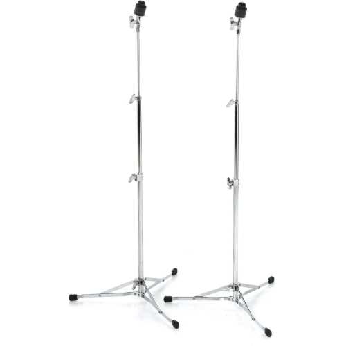 HC52F Classic Light Straight Cymbal Stands - Flat Based, 2-pack - Bundle