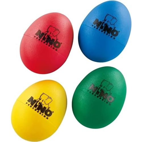 Meinl NINO Plastic Egg Shaker Assortment of 4 Pieces