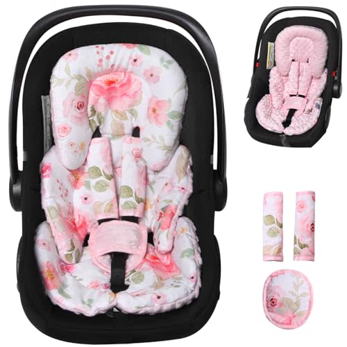 Infant Support Cushions, Insert for Car Seats, Stroller Cushions, Pink