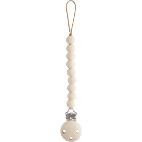 mushie 100% Silicone Baby Pacifier Clip BPA Free | Hera (Shifting Sand)