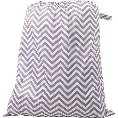 Generic Reusable Elastic-Edge Diaper Pail Wet Bag for Diapers Storage Waterproof Cloth Pouch Compatible with Bd-05 Bucket Leakproof Nappy Disposal Bag for Travel and Nursery