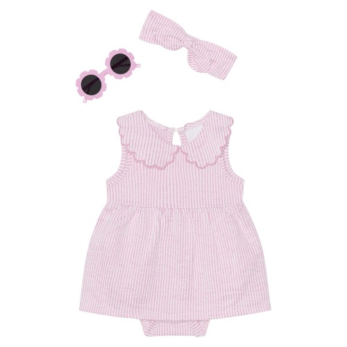 Petit Lem’s Mini Threads 3-Piece Collared Dress Set | Nordstromrack