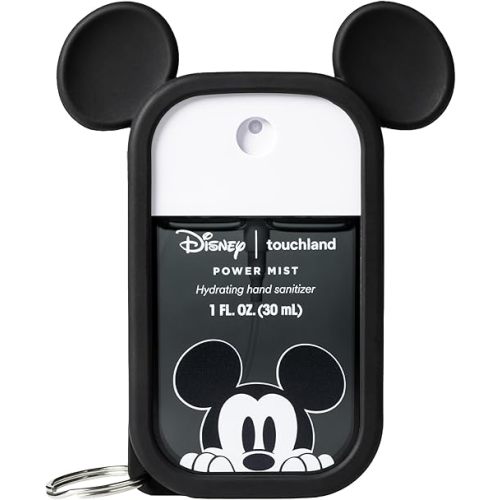 Touchland & Disney Special Edition Hand Sanitizer + Mist Case, Scented & Stylish Hydrating Sanitizer Spray Bundle, Travel Size, Dye Free