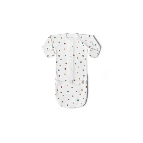 Goumi 24 Hour Convertible Sleeper Baby Gown, Newborn