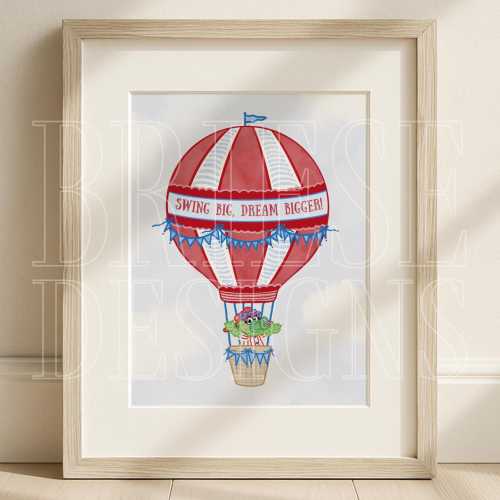 Philly Baseball Inspired Nursery Print | Philadelphia Art | 8x10 | BrieseDesigns