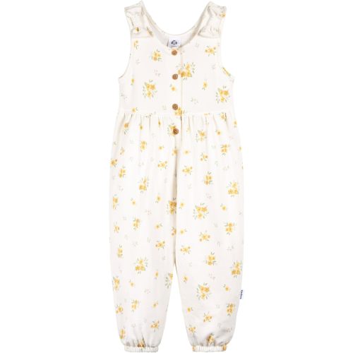 Gerber Baby Girls' Toddler Sleeveless Romper Jumpsuit