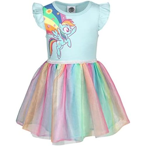 My Little Pony Pinkie Pie Rainbow Dash Girls Dress Toddler to Big Kid