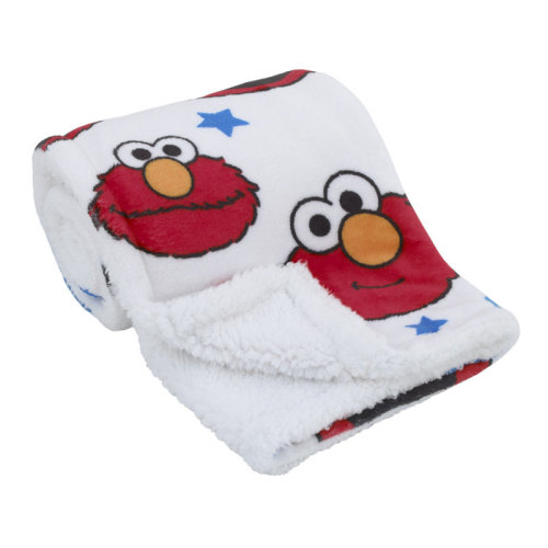 Sesame Street NoJo Sesame Street Elmo, with Stars Super Soft Baby Blanket | Wayfair