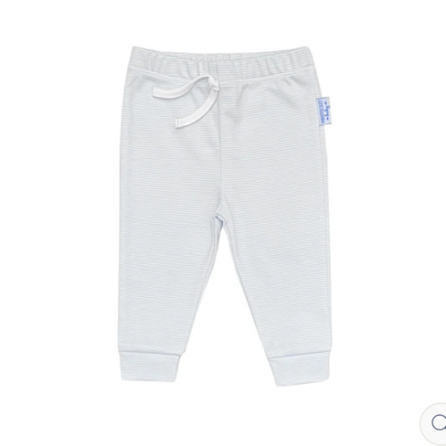 Blue Mini Stripes Essentials Pima Joggers