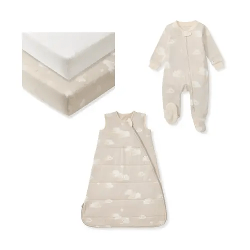 good night sky neutral newborn baby bedtime bundle