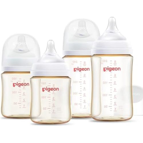 Pigeon Mixed Size Anti-Colic PPSU Baby Bottle Starter Bundle