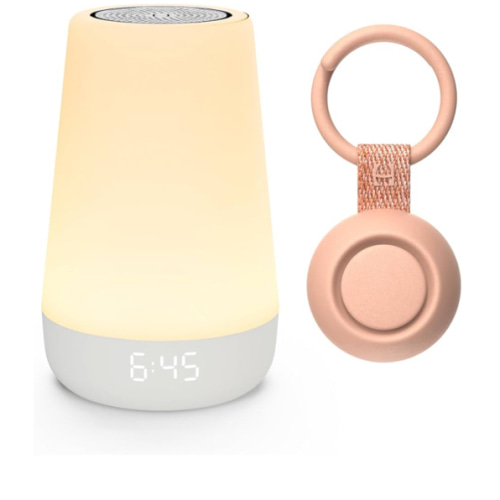 Hatch for Baby Sleep Bundle: Home & Travel Sound Machines Includes Rest 2nd Gen and Portable Hatch Go (Peach)