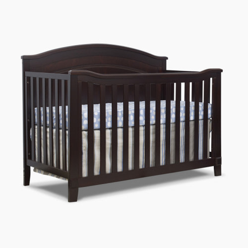 Sorelle Berkley Round Top Panel Crib - Espresso