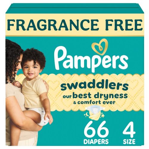 Pampers Swaddlers Sensitive Disposable Diapers - Size 4 - 66ct