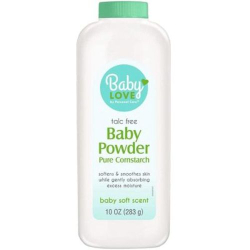 Baby Love Baby Powder Pure Cornstarch Soft Scent, 10 oz, Case of 12