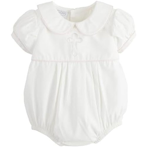 Mud Pie baby-girls Mud Pie Children's Girl Cross Poplin Bubble