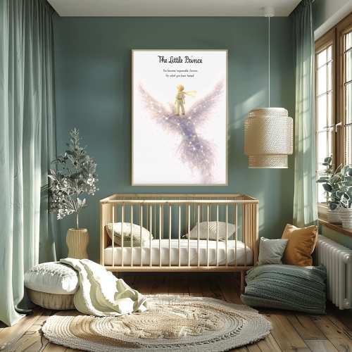 The little prince art print – phoenix constellation, responsibility quote