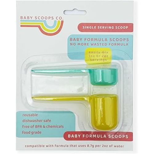 Infant Formula Measuring Scoop — Precise 1oz & 2oz Single-Serving for Newborns & Infants, BPA-Free Design