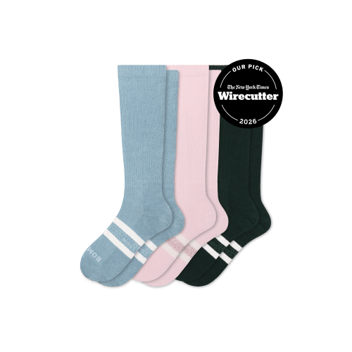 Women's Everyday Compression Knee High Sock 3-Pack (15-20mmHg)