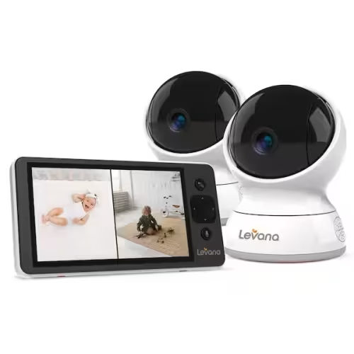 Levana - Ella 5.5 in. 720P HD Video Monitor with 2 Cameras