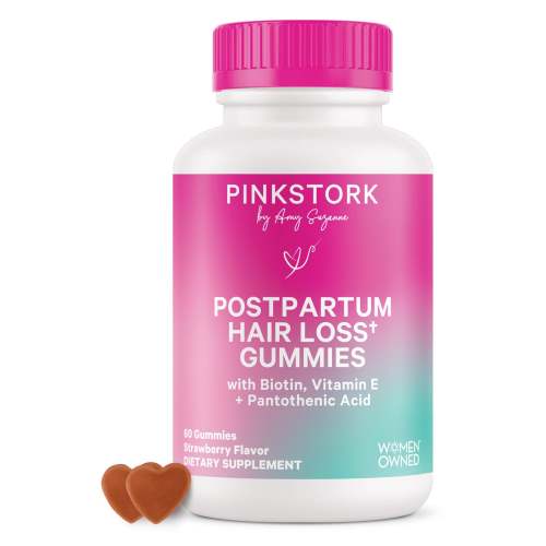 Postpartum Hair Loss Gummies – Pink Stork