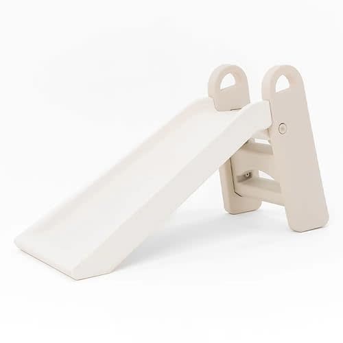 PLAYSMOL Slope Slide for Kids, Indoor/Outdoor Toddler Slide with Handles, Foldable for Easy Storage, Freestanding Playground Toy for Ages 3+