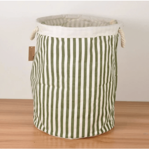 The Cabana Stripe Canvas Basket
