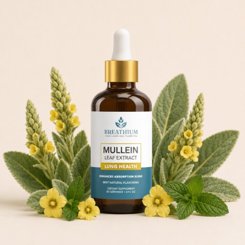 Mullein Drops for Lungs | Breathium