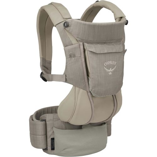 Osprey Tan Color Poco LT Soft Convertible Baby Carrier for Newborns - Lightweight Ergonomic Toddler Sling