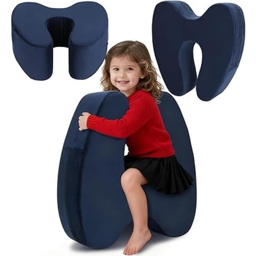 Sensory Soft Squeeze Seat, Sensory Soft Squeeze Chair for Kids – Sensory Seeking Equipment for Kids Calming Compression Rocker with Removable, Washable Cover – Ideal for Children with Sensory Needs