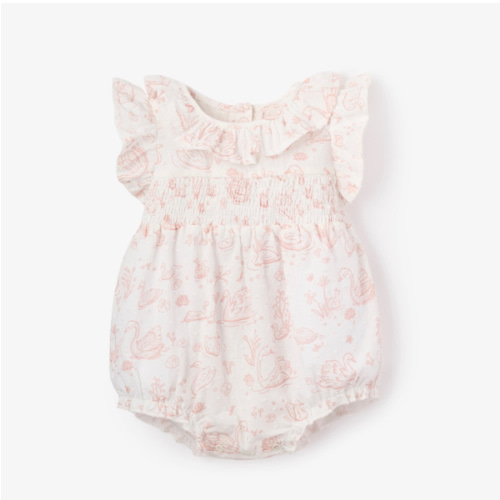 Swan Toile Swiss Dot Bubble