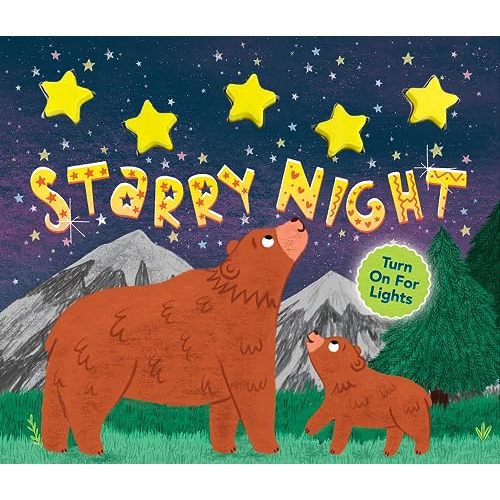 Little Hippo Books Starry Night Light Up Children's Books | Touch and Feel Books for Toddlers | Kid's Books with Lights | Educational Children's Books ... Library: Baby & Toddler Premium Sound Books)