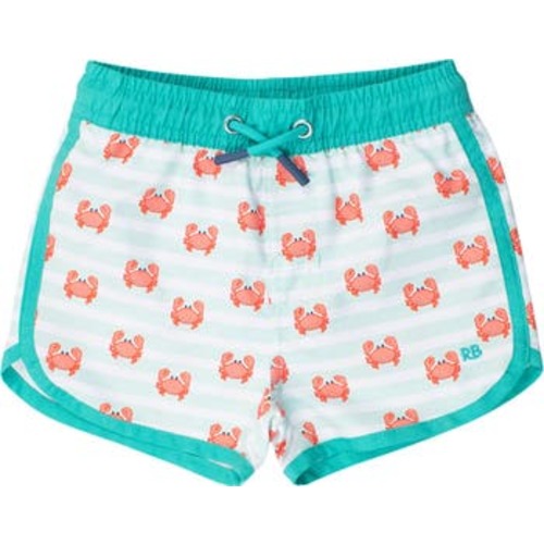 Baby Boys UPF50+ Sun Protected Dolphin Hem Swim Trunks, 3-6M