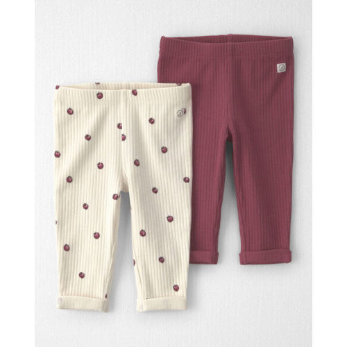 Baby Girl 2-Pack Organic Cotton Leggings - Little Planet | Carter's