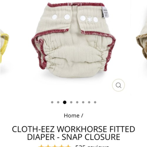 Cloth-eez Workhorse Fitted Diapers
