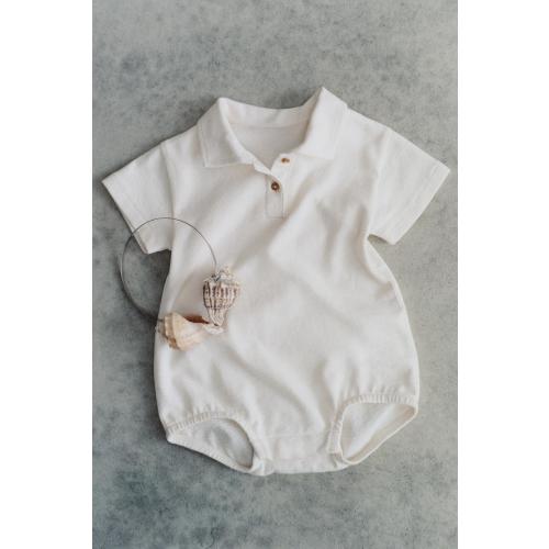 POLO COLLAR BODYSUIT - Oyster-white | ZARA Canada