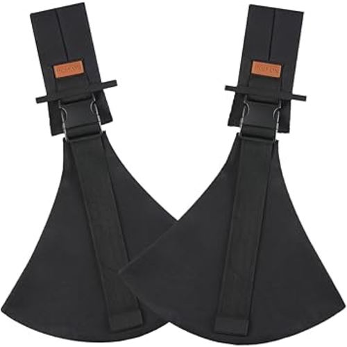 2 Packs Toddler Carrier,Baby Sling Carrier,Baby Sling,Lightweight, Portable, Ergonomic-Designed, Travel-Friendly, Secure & Safe Baby Carriers(Black+Black)