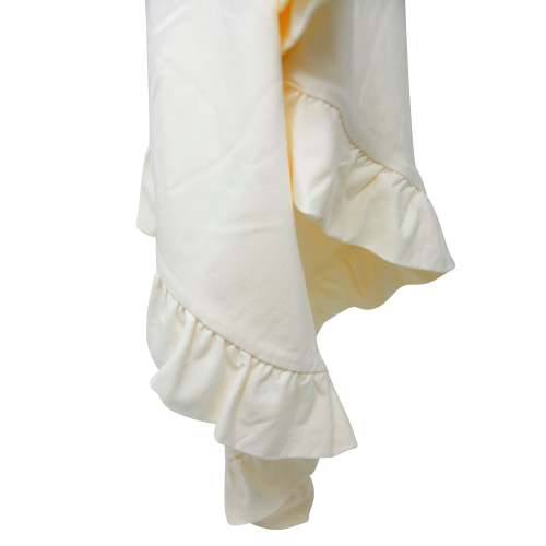 Ruffle Blanket - Ivory