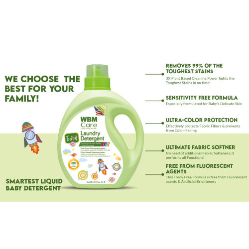WBM Baby Care Baby Laundry Detergent Liquid Soap, 35.2 fl oz – WBM Mart