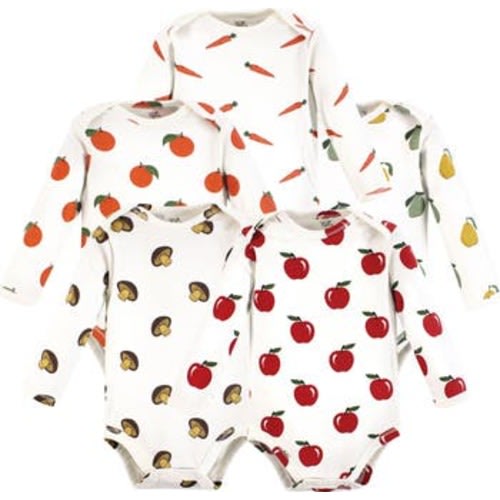 Organic Cotton Long-Sleeve Bodysuits, Newborn