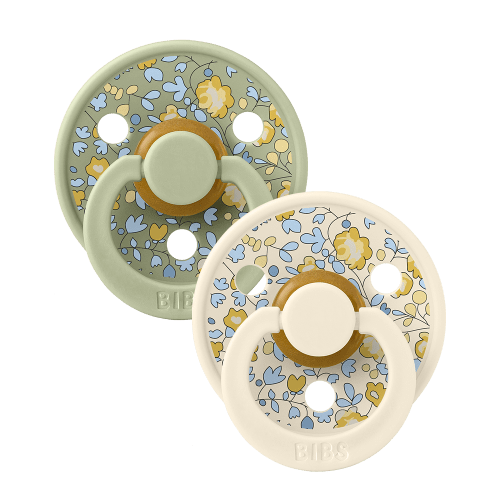 BIBS x LIBERTY Colour Pacifiers 2 Pack Eloise - Sage Mix – Bibsworld store US