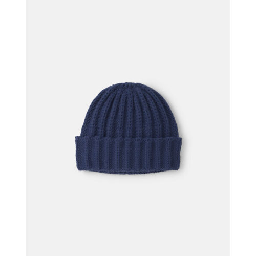 Toddler Boy Ribbed Beanie - Navy | Carter's