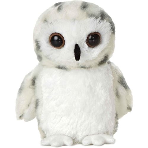 Aurora® Adorable Mini Flopsie™ Snowy Owl Stuffed Animal - Mini Companions Ready for Playful Adventures - for Kids All Ages, Toddlers, Adults, and Families - White 7 Inches