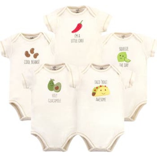 Organic Cotton Bodysuits, 12-18M