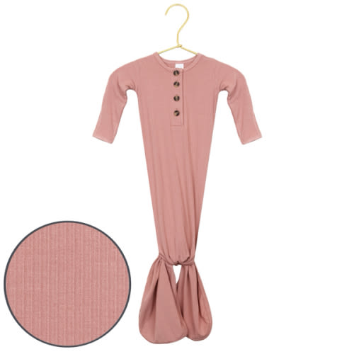 Jane Ribbed Knotted Gown